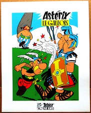 Sérigraphie 40 x 50 cm :  ASTERIX 40 ANS (Albert Uderzo & René Goscinny)