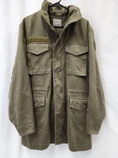 Genuine Austrian Military Jacket Heereseigentum 96 u w/ Zip Out Hood
