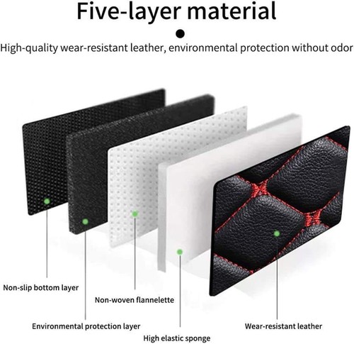 Auto Liners For Toyota Tacoma Truck 1995-2025 Car Floor Mats Leather Waterproof - Picture 14 of 33