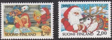 [OOS] Finland #Mi1124-Mi1125 MNH 1990 Christmas [827-828]