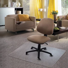 Carpet Chair Mat, 48" X 36" PVC Home Office Desk Chair Mat for Floor Protection,