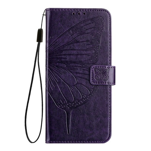 Custodia portafoglio pelle farfalla goffrata per Samsung Galaxy A25E A26 A56 A36 - Foto 114 di 117