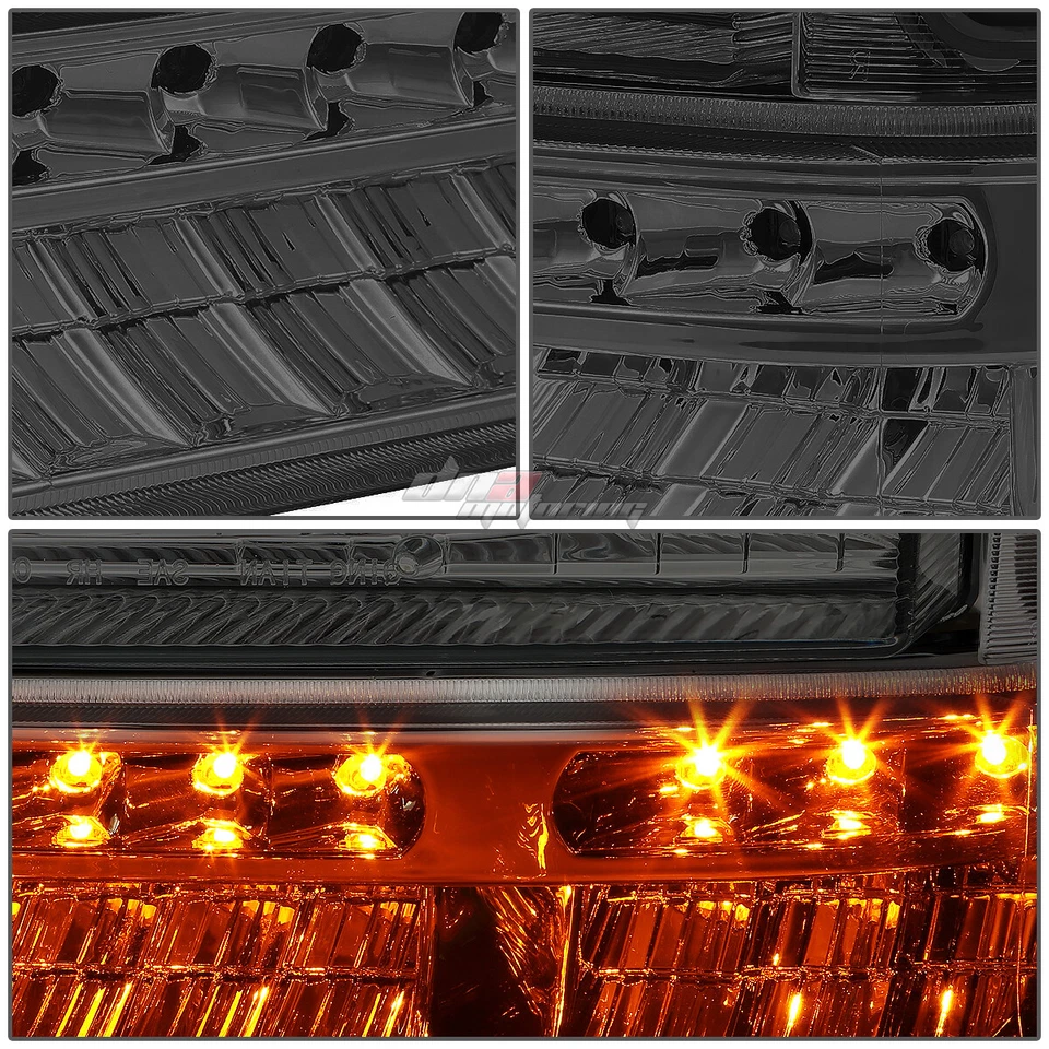 PARA 1999-2004 F250 F350 SUPER DUTY FARO LED INTERMITENTE LÁMPARAS AHUMADO/CLARO Foto 2 de 4