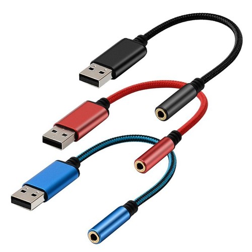 Cable USB 3.5 Jack Earphone Cable USB to 3.5mm Headphones Adapter - 第 7/9 張圖片