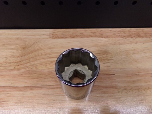 Vintage Craftsman 1/2" Drive Shallow Socket SAE Inch 1-1/8" 12pt 47516 -G- USA - Picture 5 of 5
