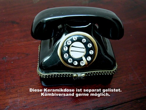 Wählscheiben Telefon Post W48 10.62 Krone true vintage 1962 alt schwarz Bakelit - Photo 4/23