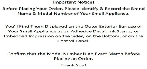 2pin Aftermarket Power Cord for Salton Hotray (Choose Model) - Picture 117 of 137