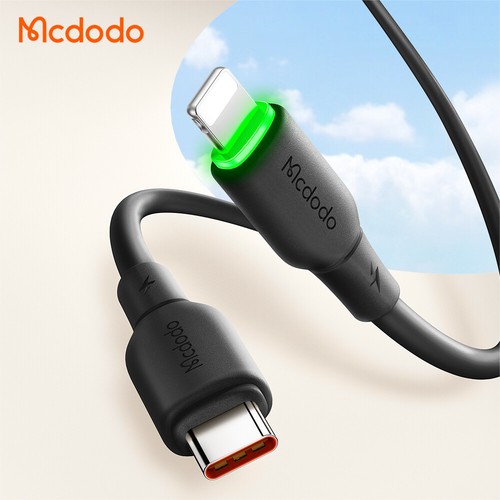 Câble de charge rapide Mcdodo PD 36W USB Type-c vers iPhone 3A pour iPhone 14 13 12 11 - Photo 1 sur 21