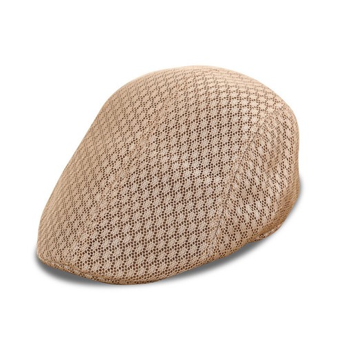 Solid Mesh Cap Mens Hat Golf Driving Summer Sun Flat Newsboy Hat Adjustable ↕ - Picture 22 of 43