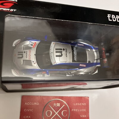 Rare EBBRO Honda NSX Concept Super GT500 Weider Modulo 1:43