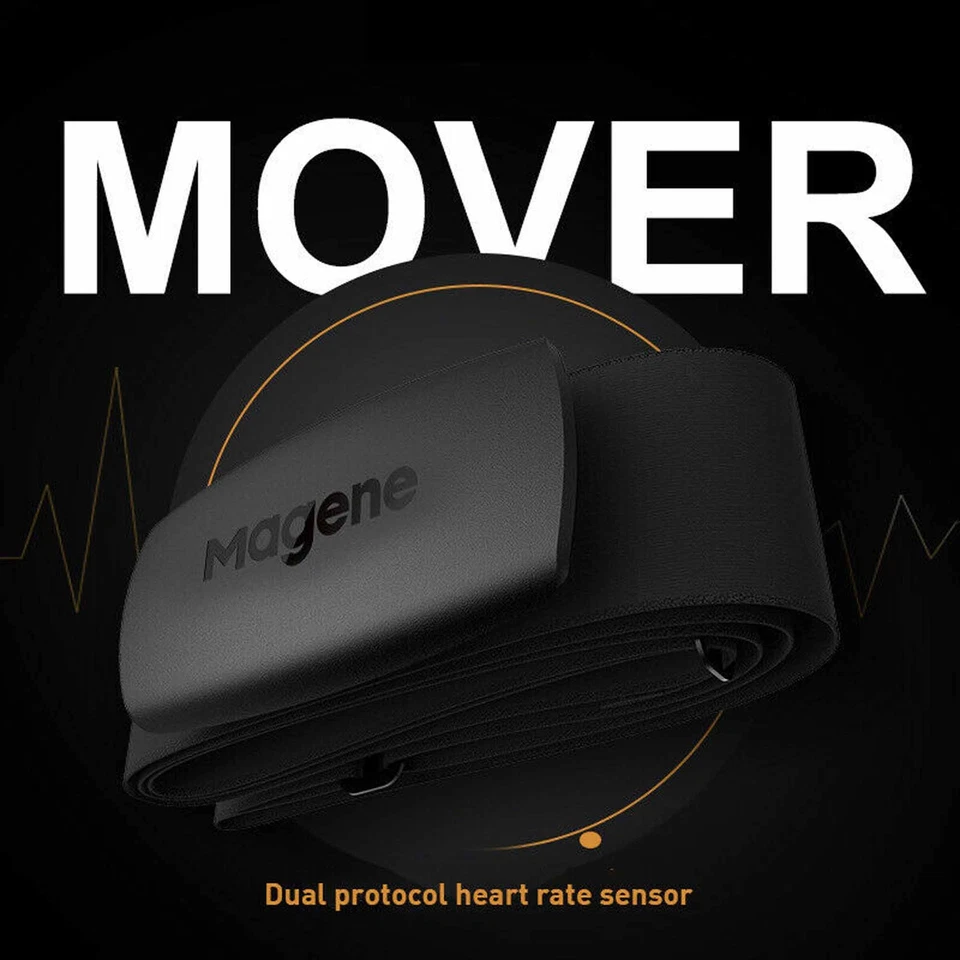 Cinturón de pecho Magene H64/S3 IP67 Bluetooth 4.2 y ANT + sensor de frecuencia cardíaca - Imagen 2 de 4
