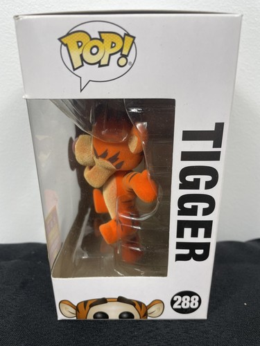 Pop Disney Winnie The Pooh Tigger Flocked 288 Funko Pop Vinyl With Protector - Picture 2 of 8