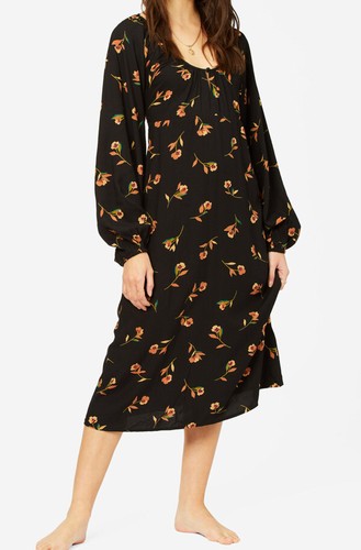 BILLABONG NEW WITH TAGS LADIES SWEET TO ME LONG SLEEVE DRESS