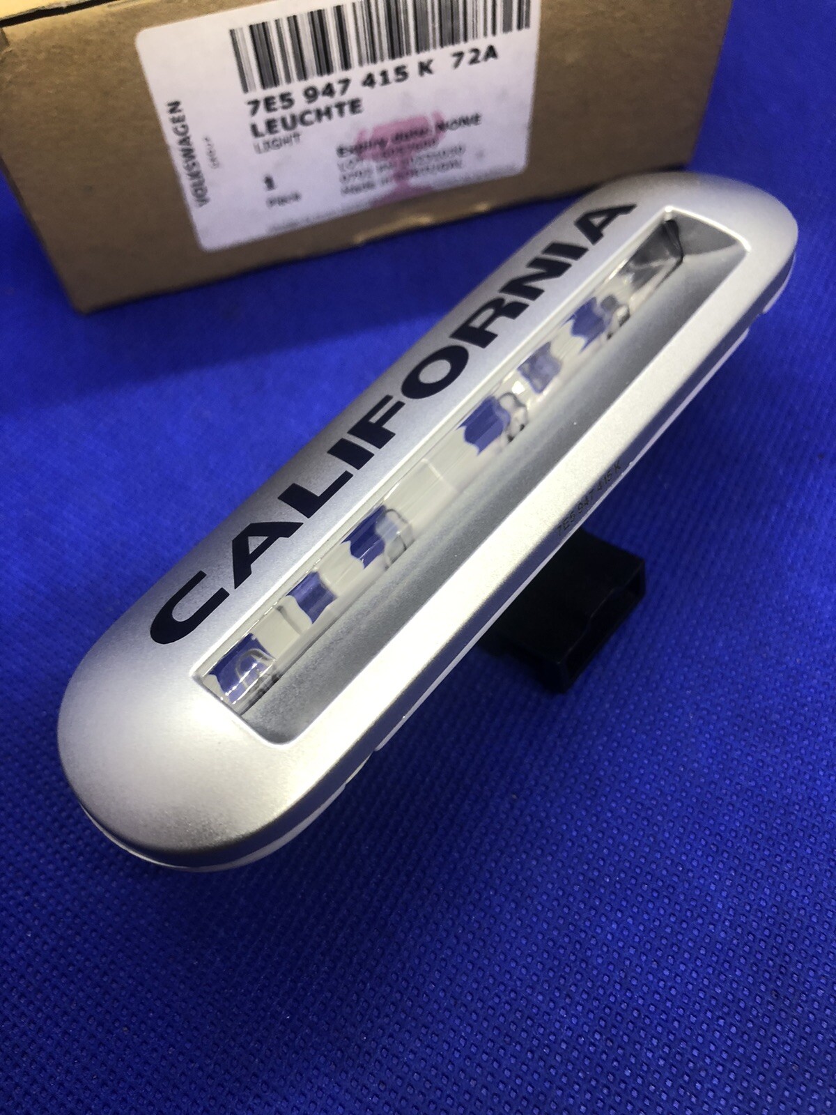 Lumière de marchepied VW California T5 T6 argent pour vos nuits en van
