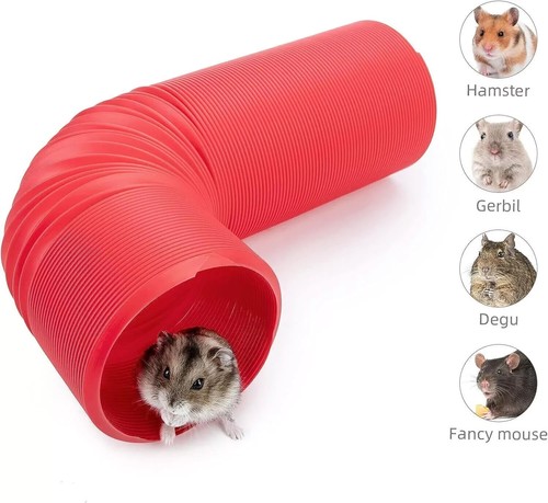 Small Pet Tunnel Guinea Pig Toys Ferret Play Tunnels Tubes for Hedgehog Hamster - Picture 5 of 36