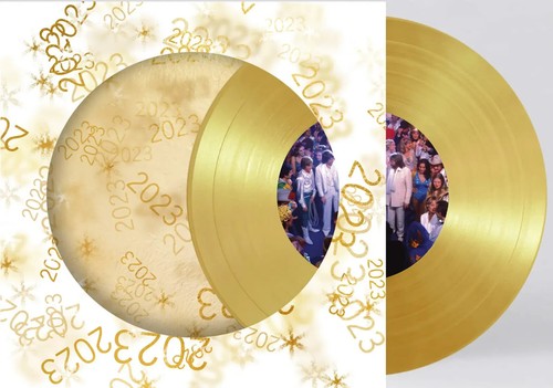 Abba Happy New Year Limited Edition blau 7" Vinyl Single - 2023 Release Gold - Bild 1 von 2