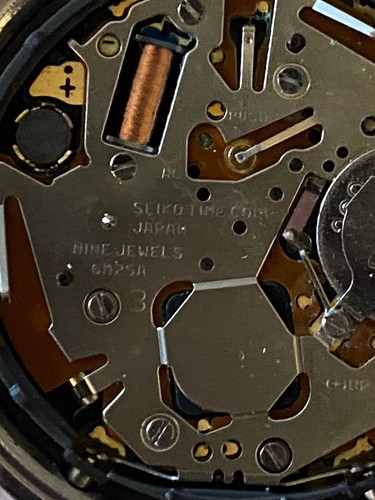 Retro Seiko Dancing Hands 6M25-6039 Blue Dial Chronograph Sports 150 Month Day - Picture 7 of 7