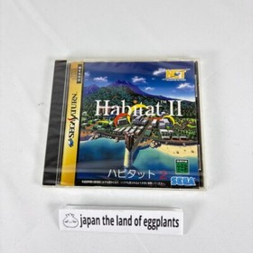 Sega Saturn HSS-0129 Keyboard Boxed Open Box used /Habitat 2 Unopened./ From JP