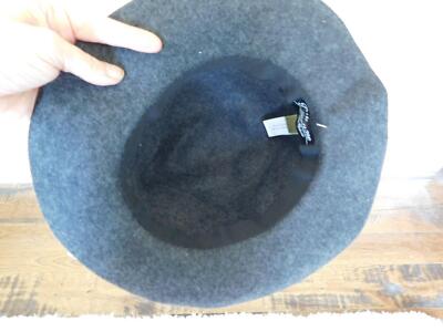 Madewell Biltmore Felt Hat NWT New Madewell & Biltmore Montana Felt Hat in True Black, Size  main image 3