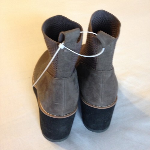 EILEEN FISHER QUILL STRETCH STRICK KEILABSATZ STIEFELETTEN, ROGGEN – DAMENGRÖSSE 8,5 - Bild 6 von 12