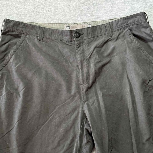 Pantalones de nailon al aire libre REI verdes UPF50+ rectos relajados senderismo 42x32 - Imagen 2 de 7