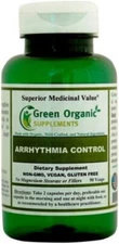 Green Organic Supplements Arrhythmia Control Vegan Capsules Non-GMO Gluten Free