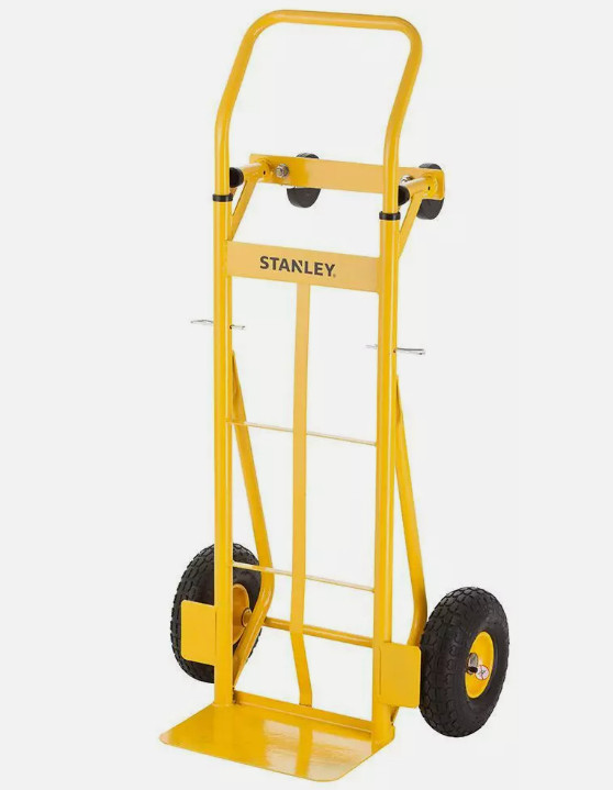 Stanley MT519 200 kg Load Steel Sack Truck / Hand Truck In Yellow - BNIB