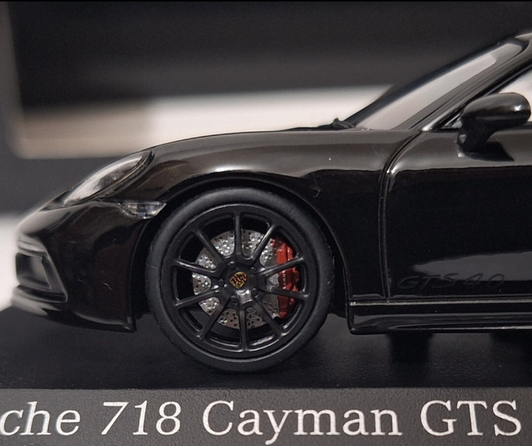 Porsche 718 (982) Cayman GTS 4.0 2020 Black 1:43 Minichamps