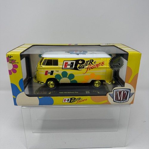 M2 Machines CHASE 1960 VW Delivery Van Hurst Power Flowers 1:24 R99 *Cracked*