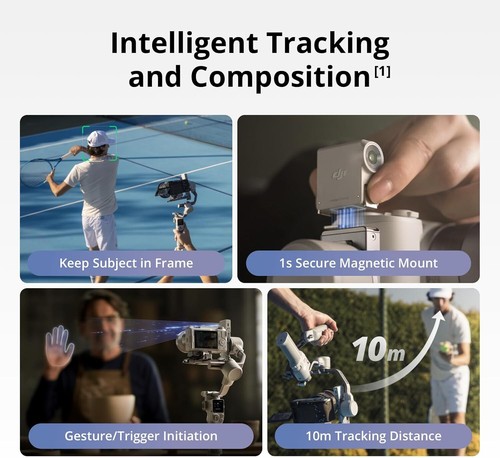 DJI RS 4 RS4 Mini Combo Gimbal Stabilizer AI-Tracking for DSLR Mirrorless Camera - Picture 7 of 19