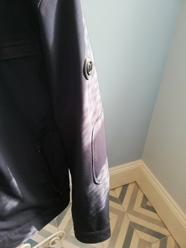 Mens Michael Kors Blue Shell Jacket, Size Small - Picture 3 of 5