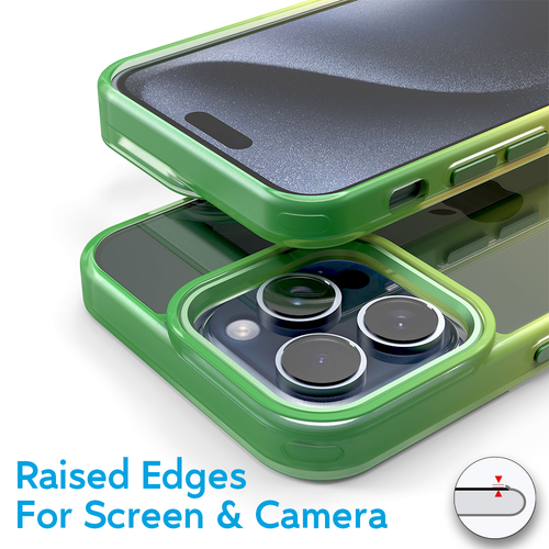 Cover per Apple iPhone 15 PRO MAX Duo Croma Giallo AM12 e Vetro Temperato Film - Foto 10 di 12