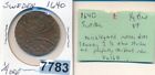 New ListingSweden -1640 - 1/4 Ore - Rare Off Center Major Error ! #7783