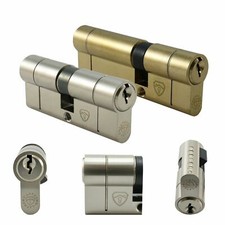 35/60 (30/10/55) Anti Snap Euro Cylinder Door Barrel Lock uPVC Aluminium Timber✔