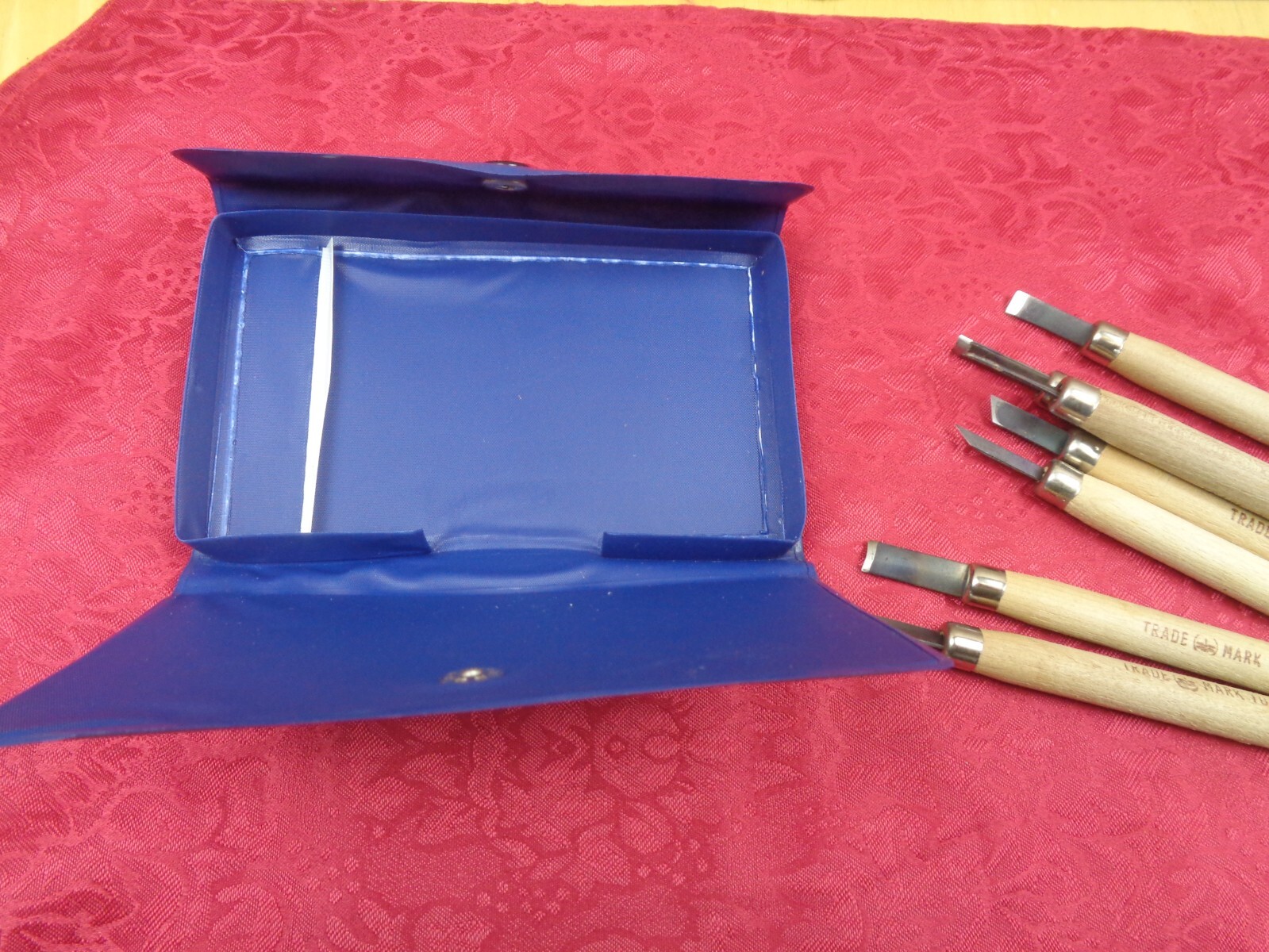 Tombo Japanese Wood Carving Knife Set 7 knives W/ Case eBay