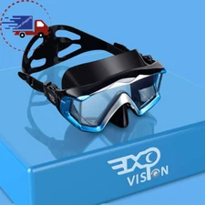 Pano 3 Panoramic Scuba Diving Mask, Tempered Glass Snorkeling Dive Mask