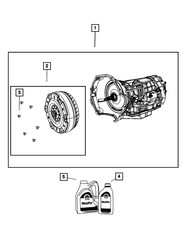 Genuine Mopar With Torque Converter Transmission Kit Remanufactured R8149704aj