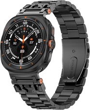Rugged Armor Metal Stainless Steel Strap for Samsung Galaxy Watch 7 Ultra Band