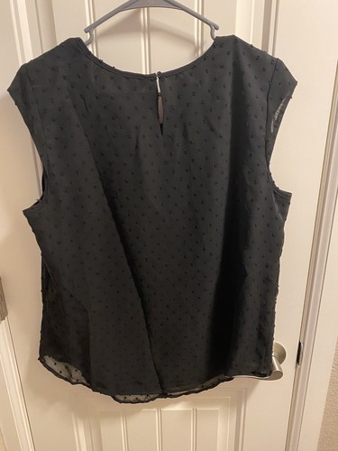 Neu mit Etikett Candies L Bluse schwarz Large Top Lg gefüttert Shirt hübsch - Bild 6 von 9