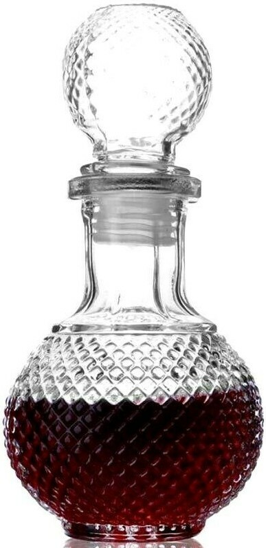 Glass Whiskey Liquor Wine Drinks Decanter Crystal Bottle Wine Gift 200ml