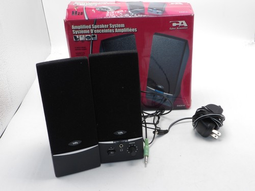 Cyber Acoustics Amplified 2.0 Speaker System 2 Piece Set - Picture 2 of 5