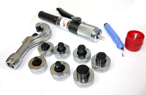 Hydraulic HVAC Tube Expander Swaging 7 Lever Expander Tools Kit Tool 3/8"-1-1/8" - Picture 3 of 17
