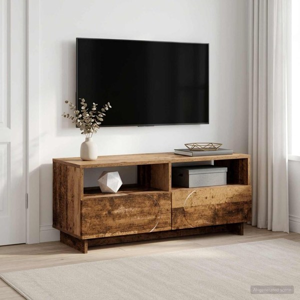 Tv-St?Nder 90 X 34.5 X 40 Cm Altholz Holzwerkstoff-image