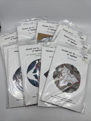 Alte Kunst aus Liebe zur Applikation 10 Stück Quilt Nähen 2-6, 9, 11-13, 15 - Bild 1 von 7