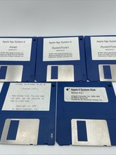 90s Apple IIGS Stystem Tools Floppy Disk Lot Of 5 Vintage PC Programs untested