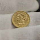 1880 US $5 Liberty Gold Piece XF (Cleaned)