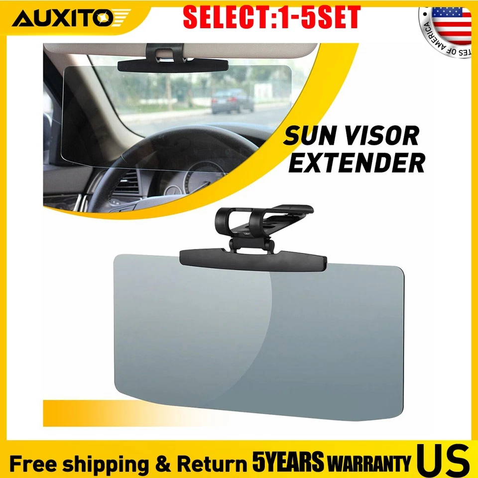 Sun Visor Extender for Car, Polarized Car Visor Extender with Polycarbonate 1-5X Foto 2 de 2