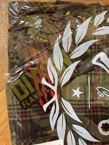 DIXXON Flannel Company The Nightmare Men's Green/Black Button Down Shirt Sz 2XT - Bild 5 von 7