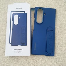 For Samsung Galaxy Z Fold7 6 Standing Case PC Kickstand Bracket Metal Ring Cover