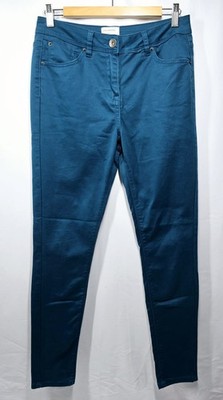 Red Herring Womens Teal Blue Jeans Holly Super Skinny Jeans Size 12 Regular 